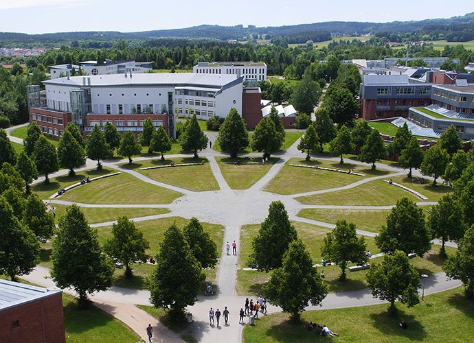 Blick auf den Campus der Universität Bayreuth