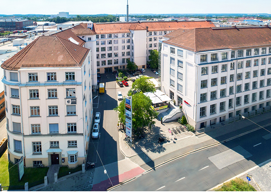 Das Interimsquartier der Technischen Universität Nürnberg an der Ulmenstraße