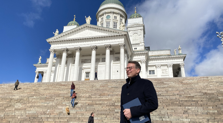 Wissenschaftsminister Markus Blume in Helsinki (@StMWK)