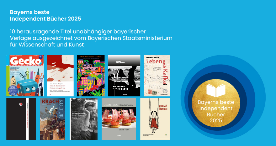 Empfehlungsliste „Bayerns beste Independent Bücher 2025“ (© StMWK)